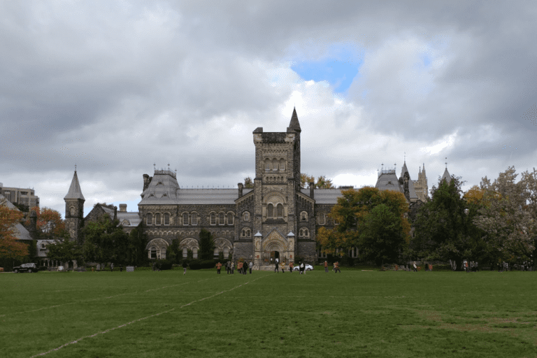 A photo of Uoft's University College.